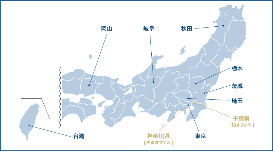 Members 所在地図